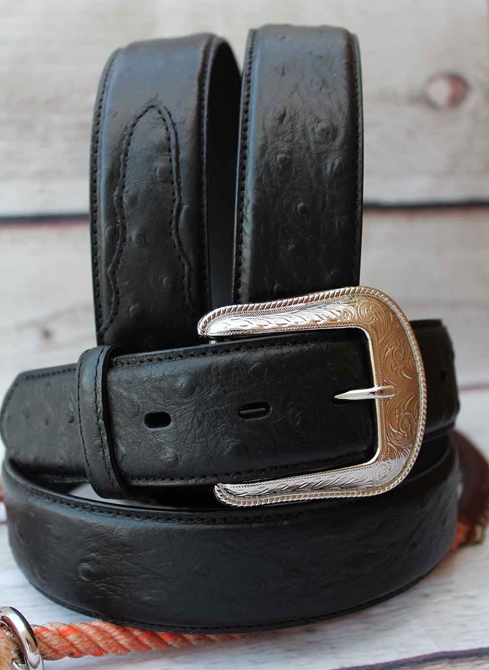 3D-USA-1-1-2-Black-Mens-Dress-Uniform-Fashion-Leather-Belt-261640