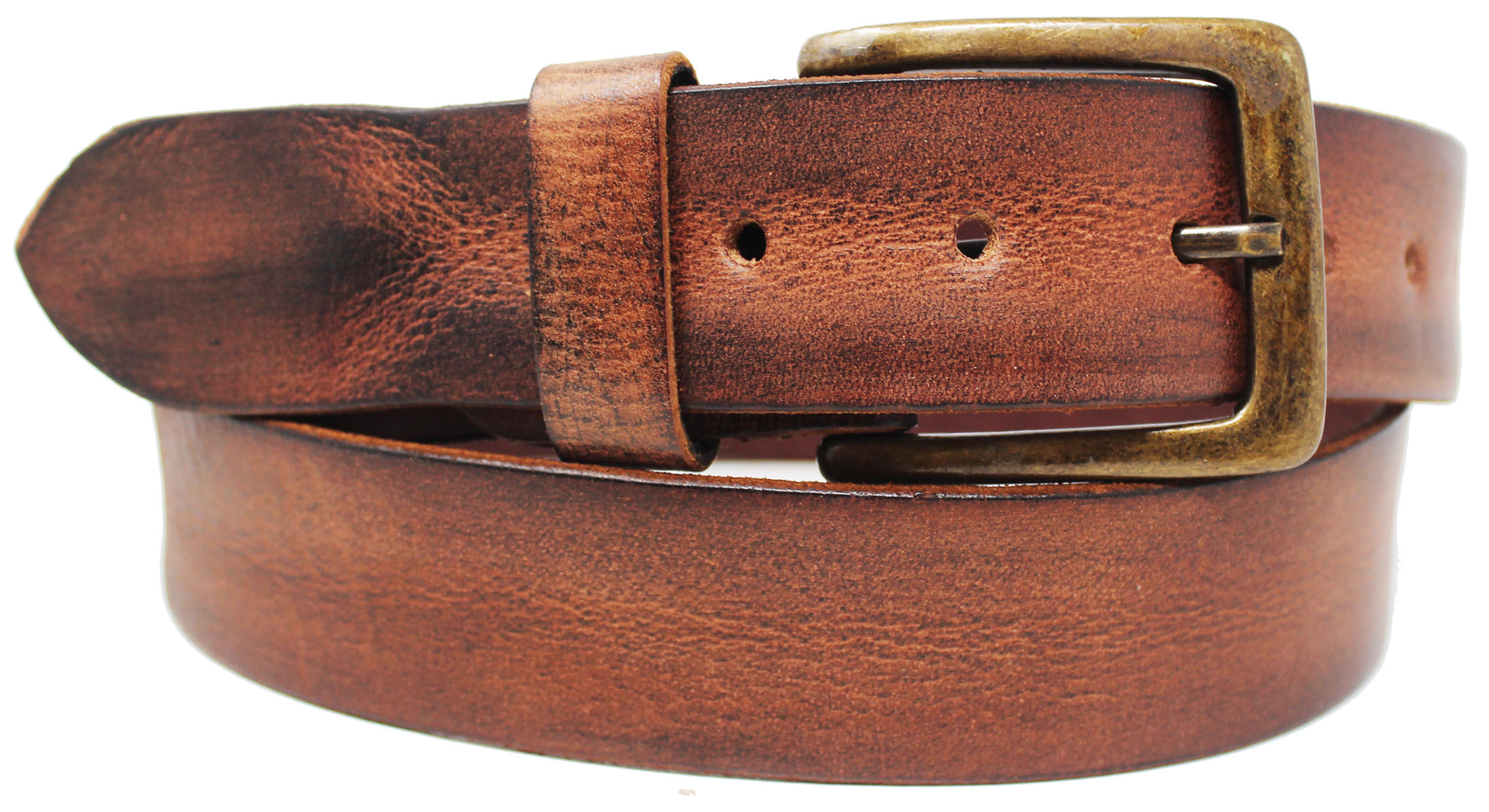 Mens Full Grain Genuine Leather Belt 1.5" Work Casual Belt Change