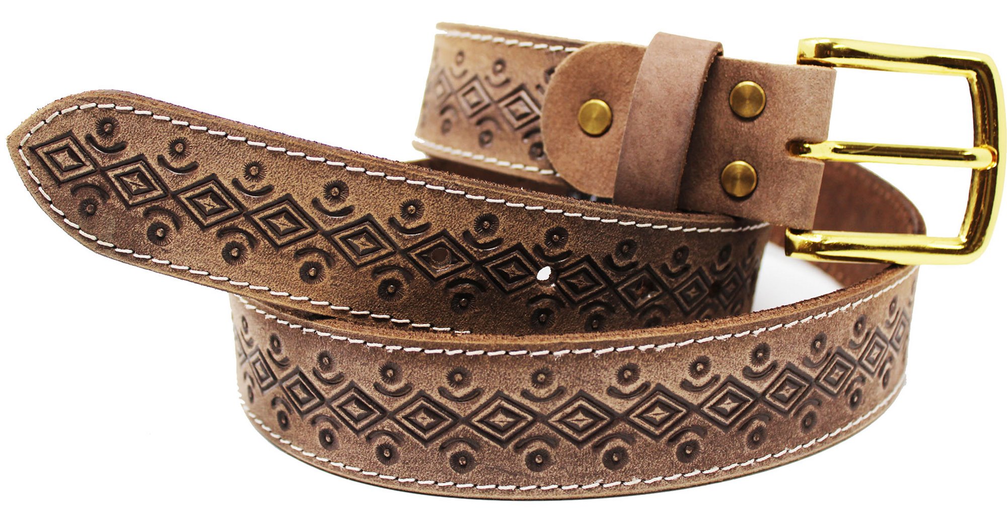 mens light brown belt