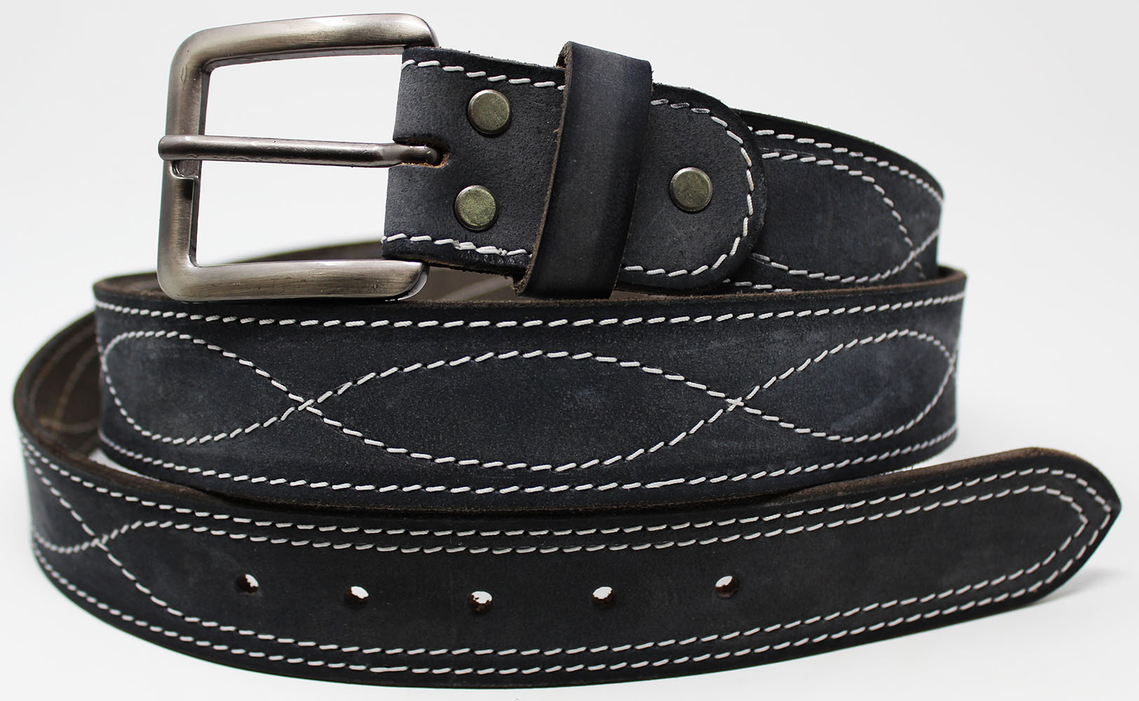 Mens Brown Leather Belt With Removable Buckle Ebay Paul Smith