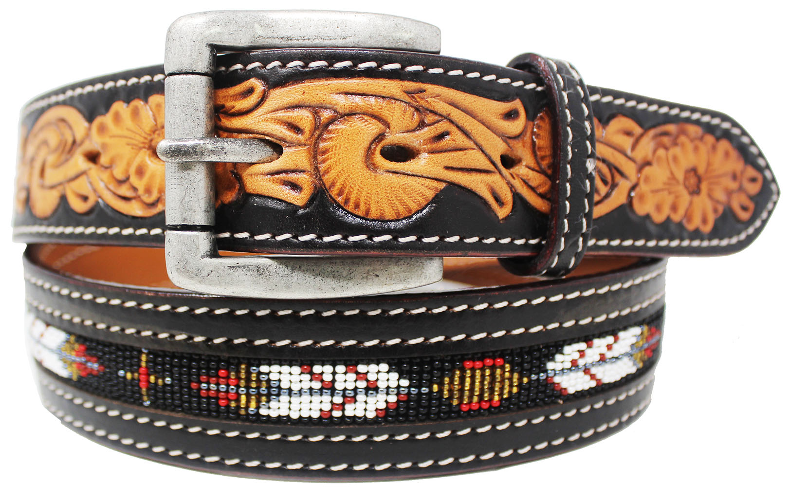 beaded western belts