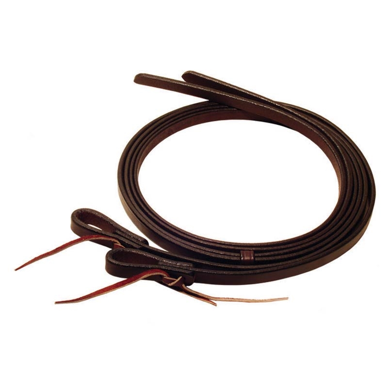 Horse Amish Western Ride Dark Oiled Waterloop Reins 975D1587 Horse Amish Western Ride Dark Oiled Waterloop Reins 975D1587