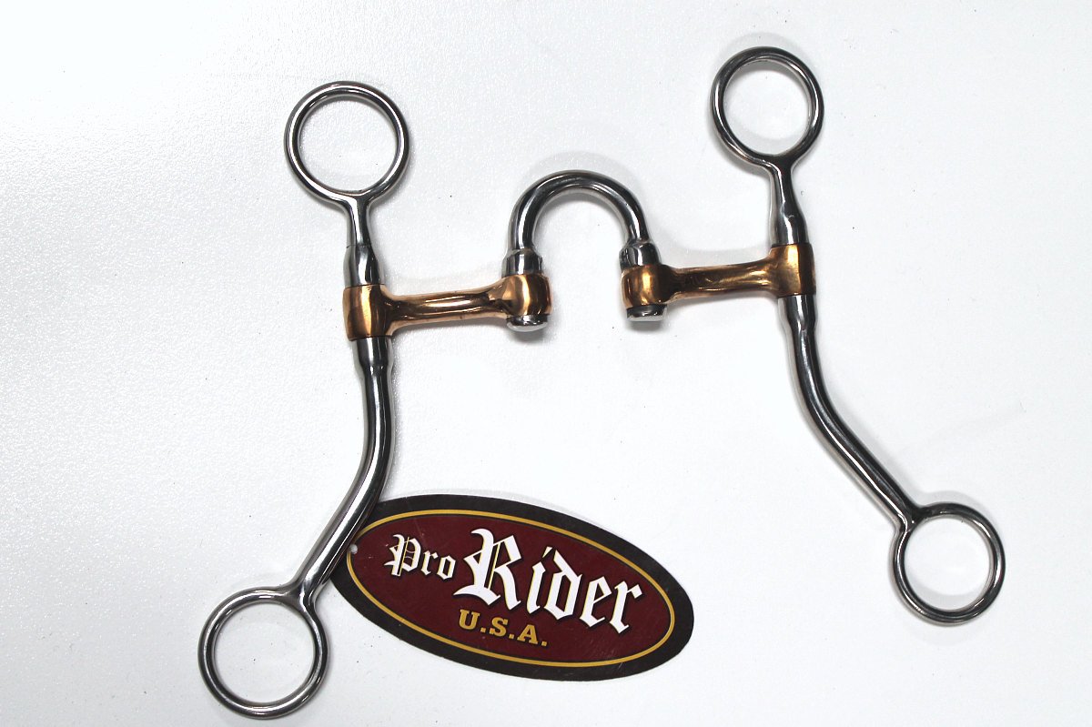 Stainless Steel Copper 5” Correction Mouth Horse Bit Tack Equine Rodeo