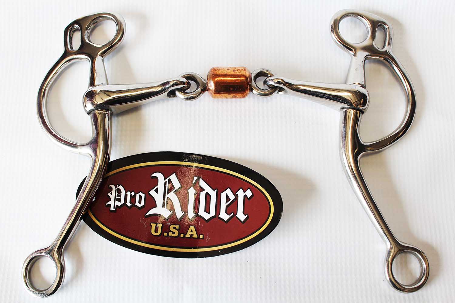 Professional Equine Argentine Snaffle Copper Dog Bone Roller Horse Bit