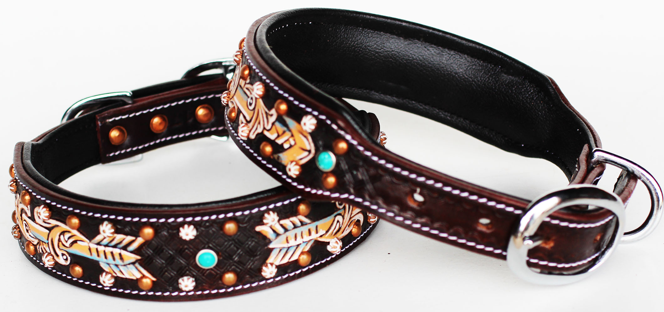 Rhinestone Dog Puppy Collar Crystal Western Cow Leather 6033 eBay