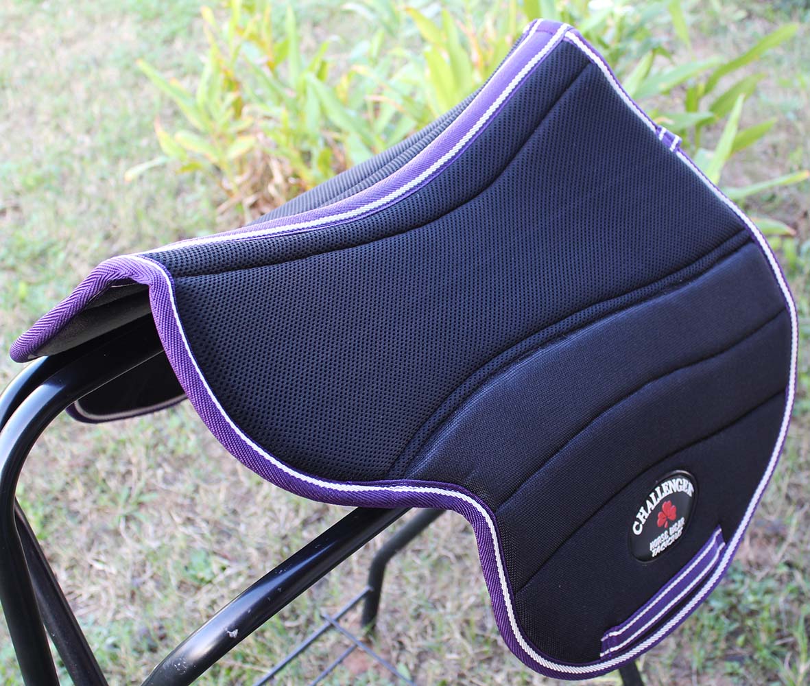 Horse Trail ENGLISH Half SADDLE PAD Anti slip Neoprene Memory Foam Gel