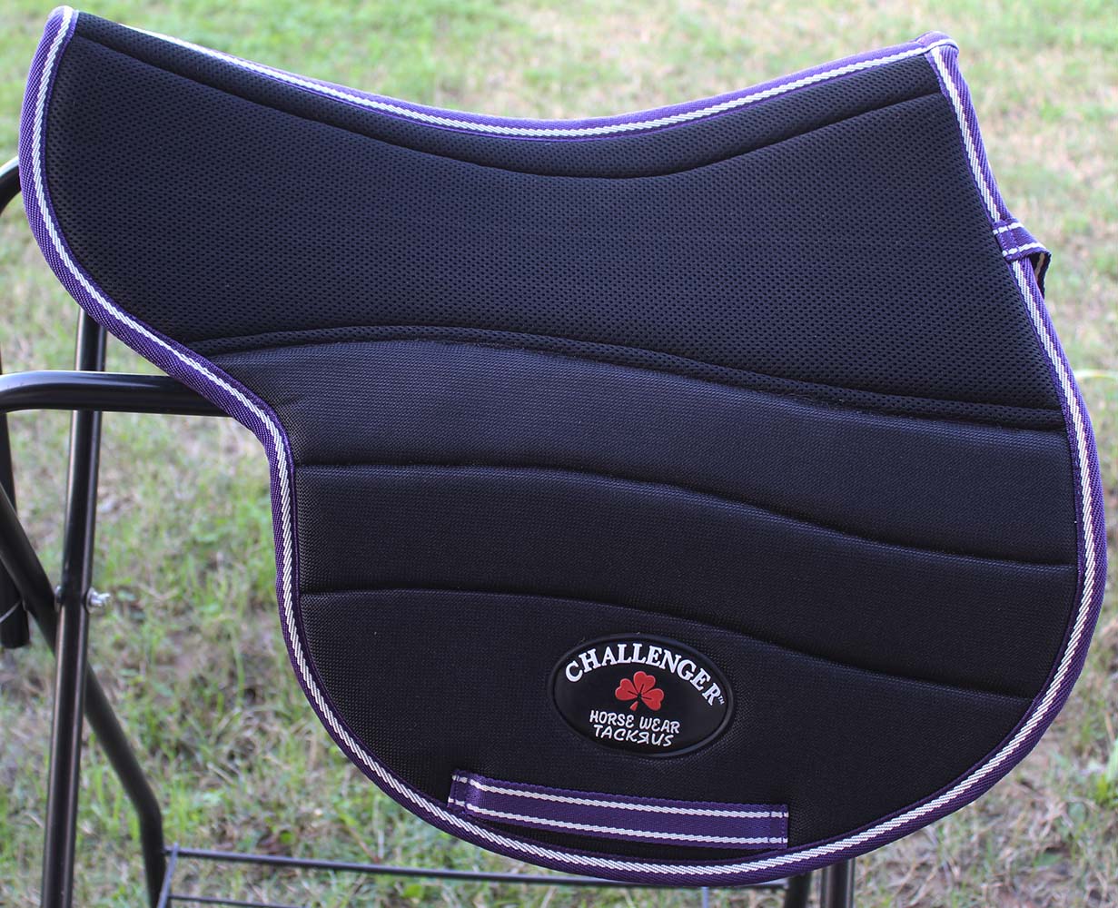 Horse Trail ENGLISH Half SADDLE PAD Anti slip Neoprene Memory Foam Gel