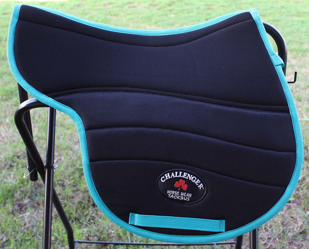 Horse Trail English Saddle PAD Anti Slip Neoprene Memory Foam Black