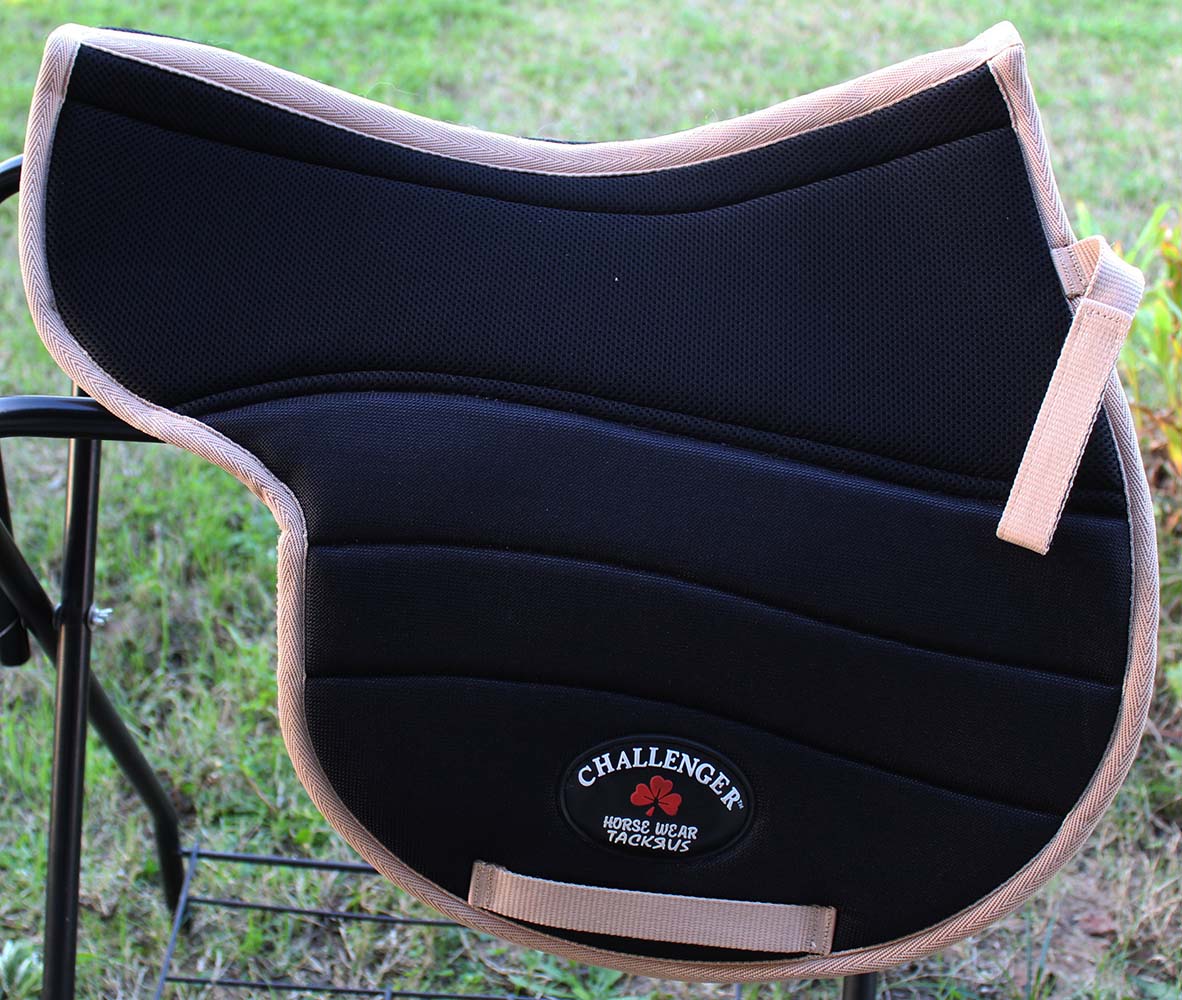 Horse Trail ENGLISH Half SADDLE PAD Anti slip Neoprene Memory Foam Gel