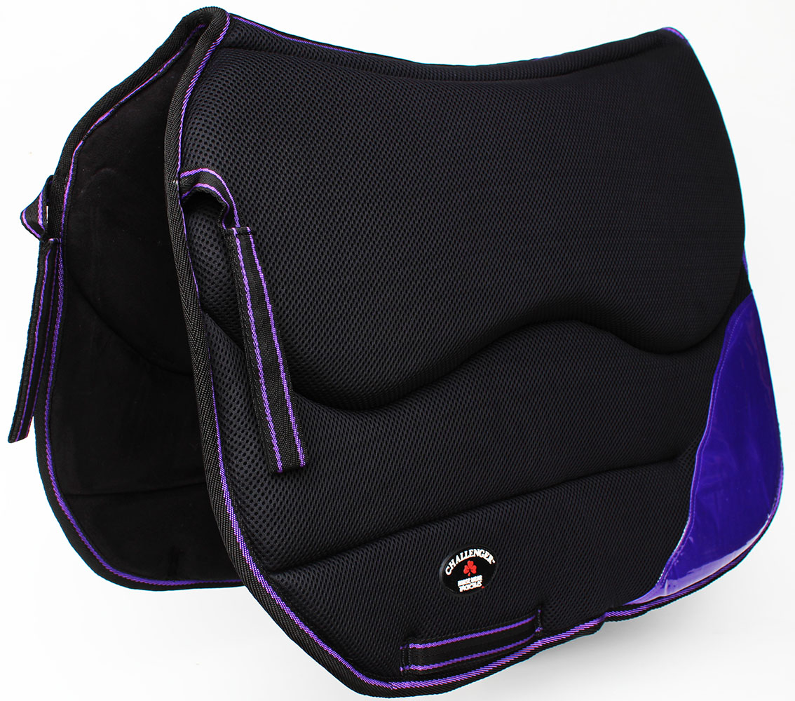 Horse English Western SADDLE NonSlip Memory Foam Dressage Contour Pad