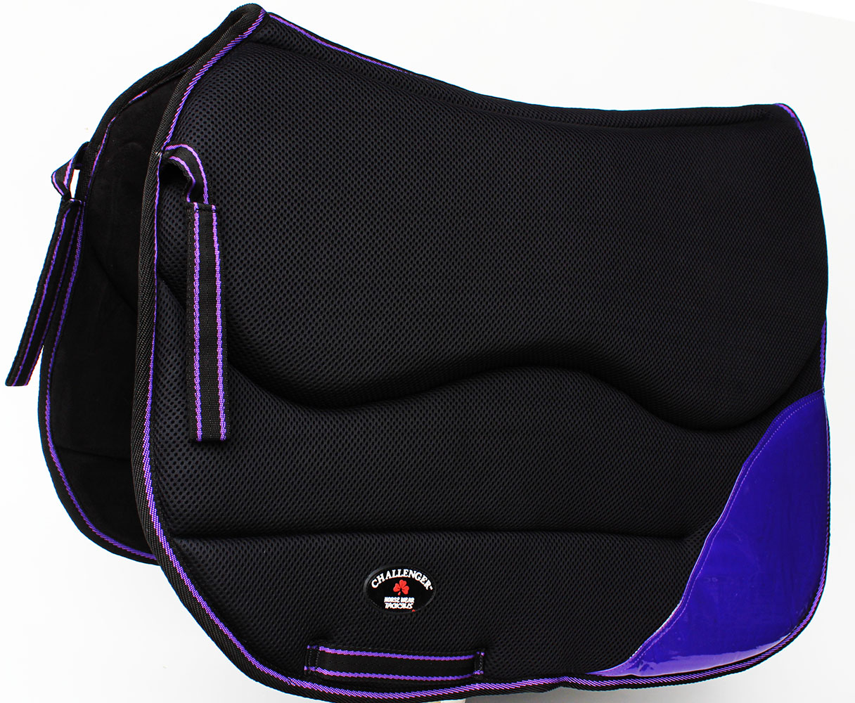 Horse English Western SADDLE NonSlip Memory Foam Dressage Contour Pad