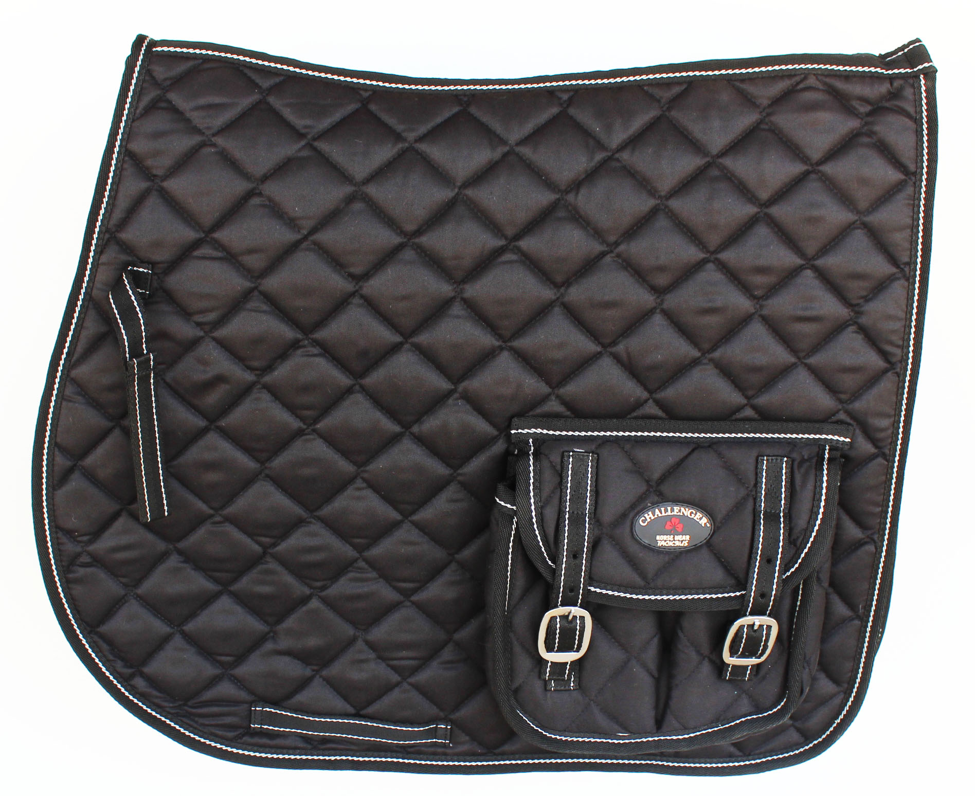 Horse Quilted Aussie Australian ENGLISH SADDLE PAD Dressage 2 Pockets