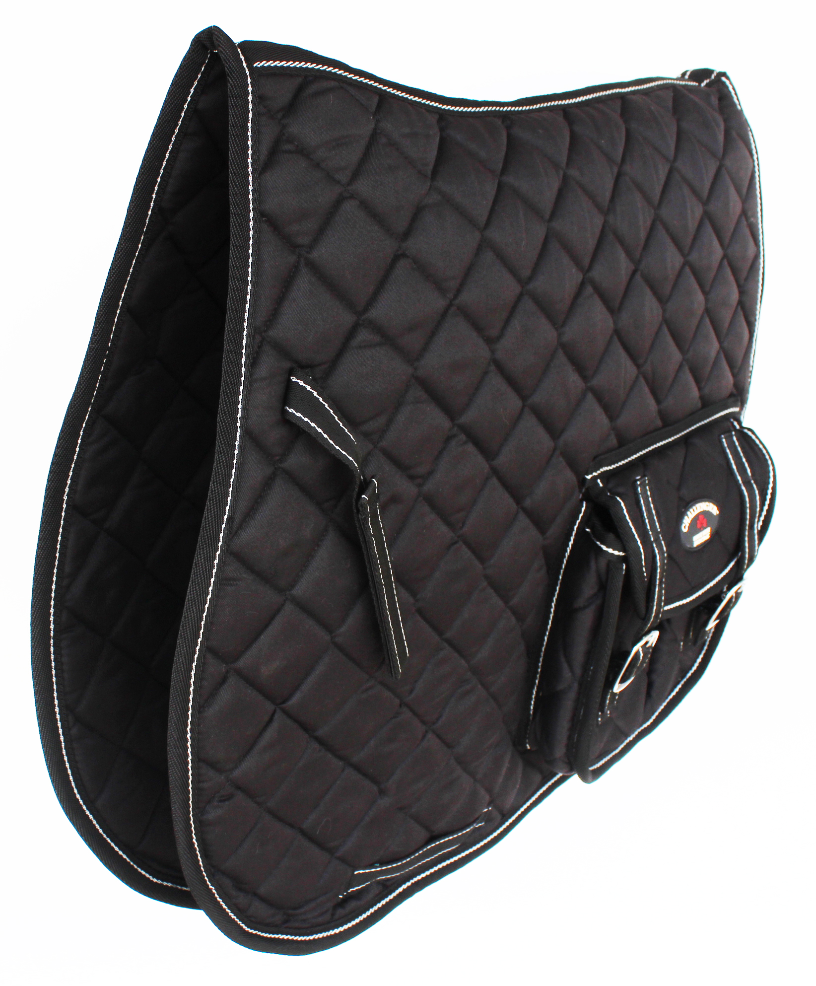 Horse Quilted Aussie Australian ENGLISH SADDLE PAD Dressage 2 Pockets