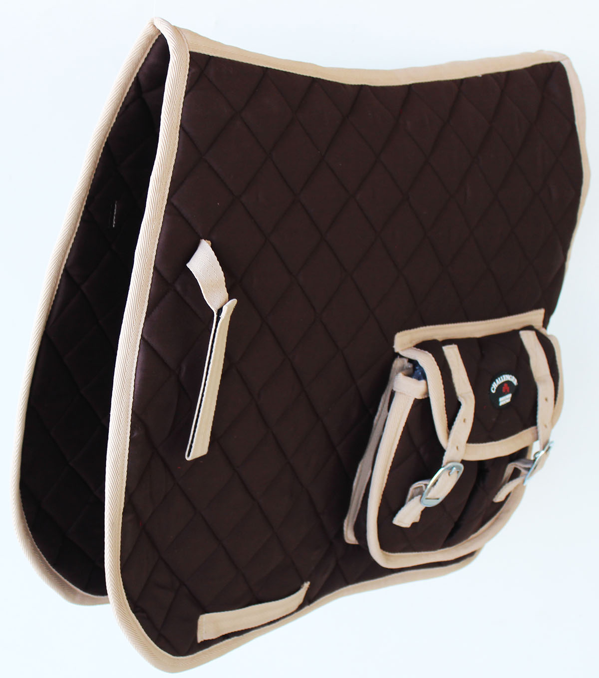 HORSE QUILTED ENGLISH CONTOURED GEL SADDLE PAD Jumping Tack Riding