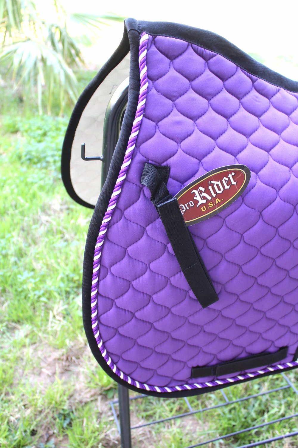 Horse Quilted ENGLISH SADDLE PAD Tack Trail Riding Turquoise 72F01