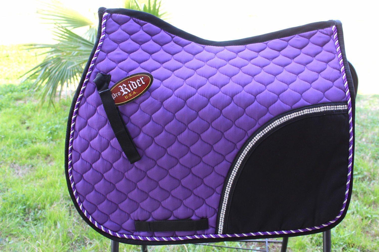 Horse Quilted ENGLISH SADDLE PAD Tack Trail Riding Turquoise 72F01