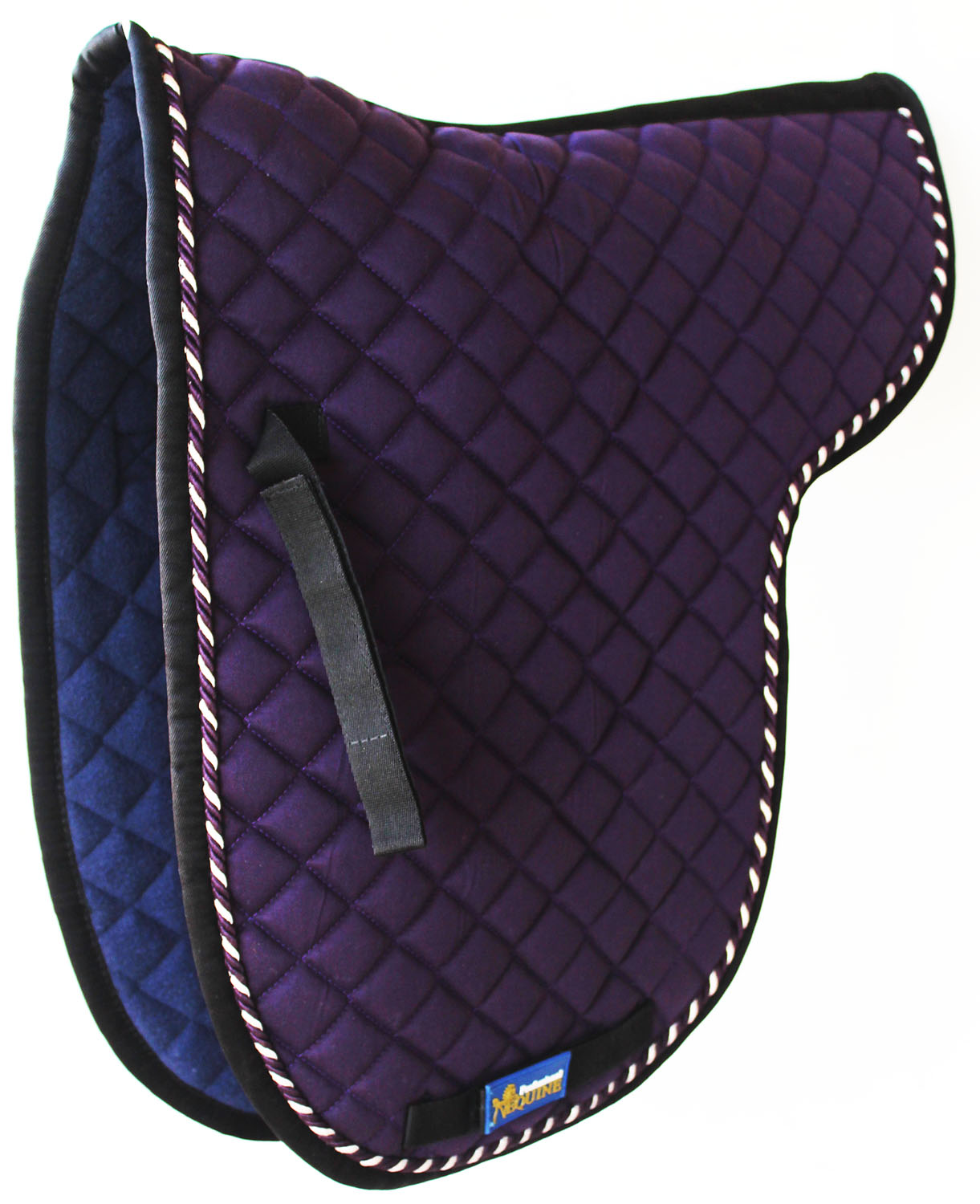 Horse ProEquine Cotton Quilted ENGLISH SADDLE PAD Trail Contoured