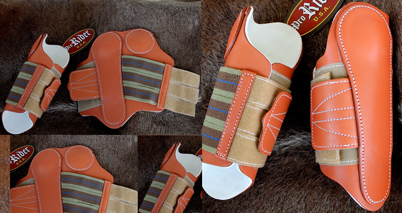 leather splint boots for horses