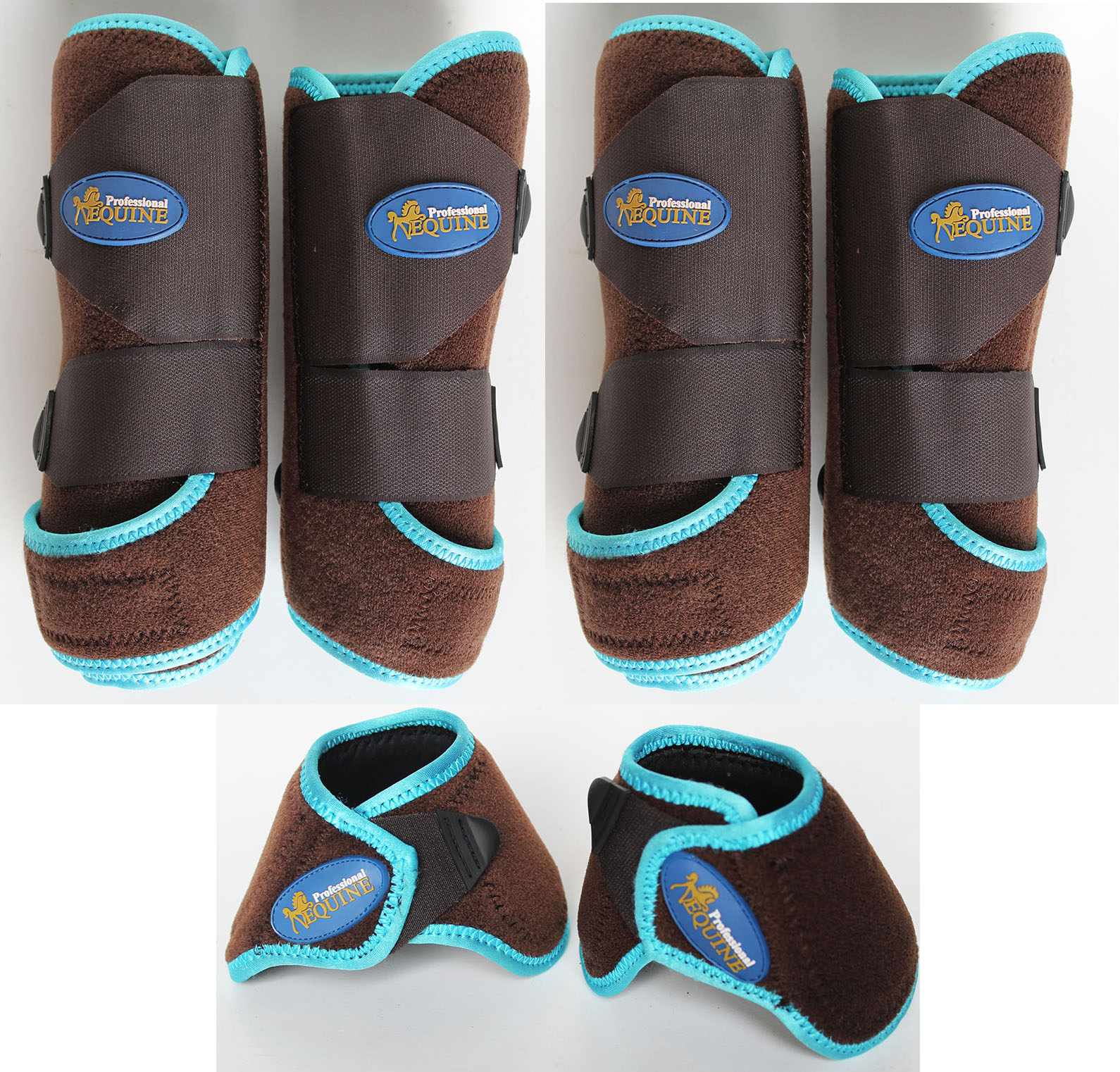 Horse Medium Professional Equine Sports Medicine Splint Boots Bell