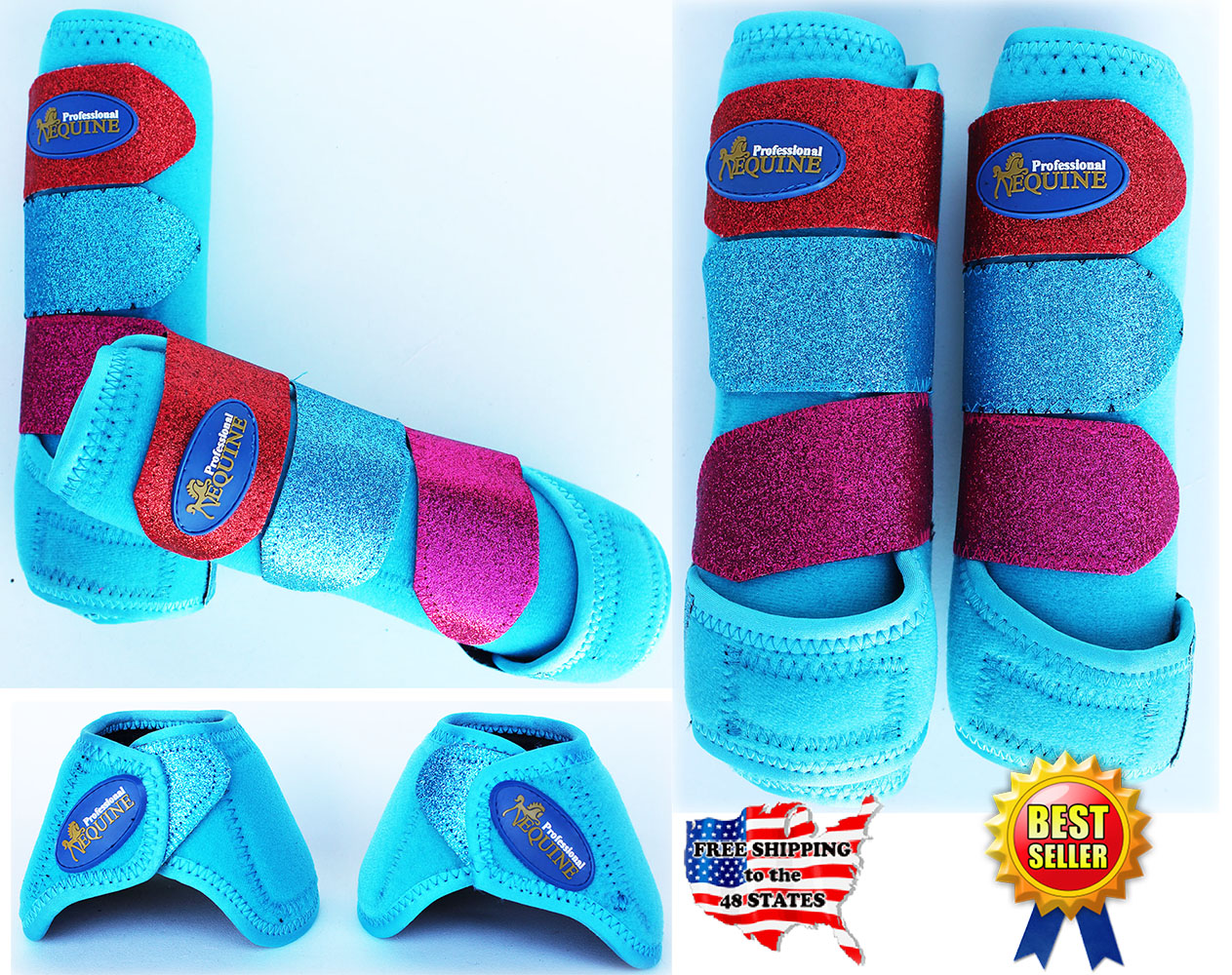 Férula profesional Caballo Equino Medicina Deportiva noturn botas Bell 4132D Férula profesional Caballo Equino Medicina Deportiva noturn botas Bell 4132D