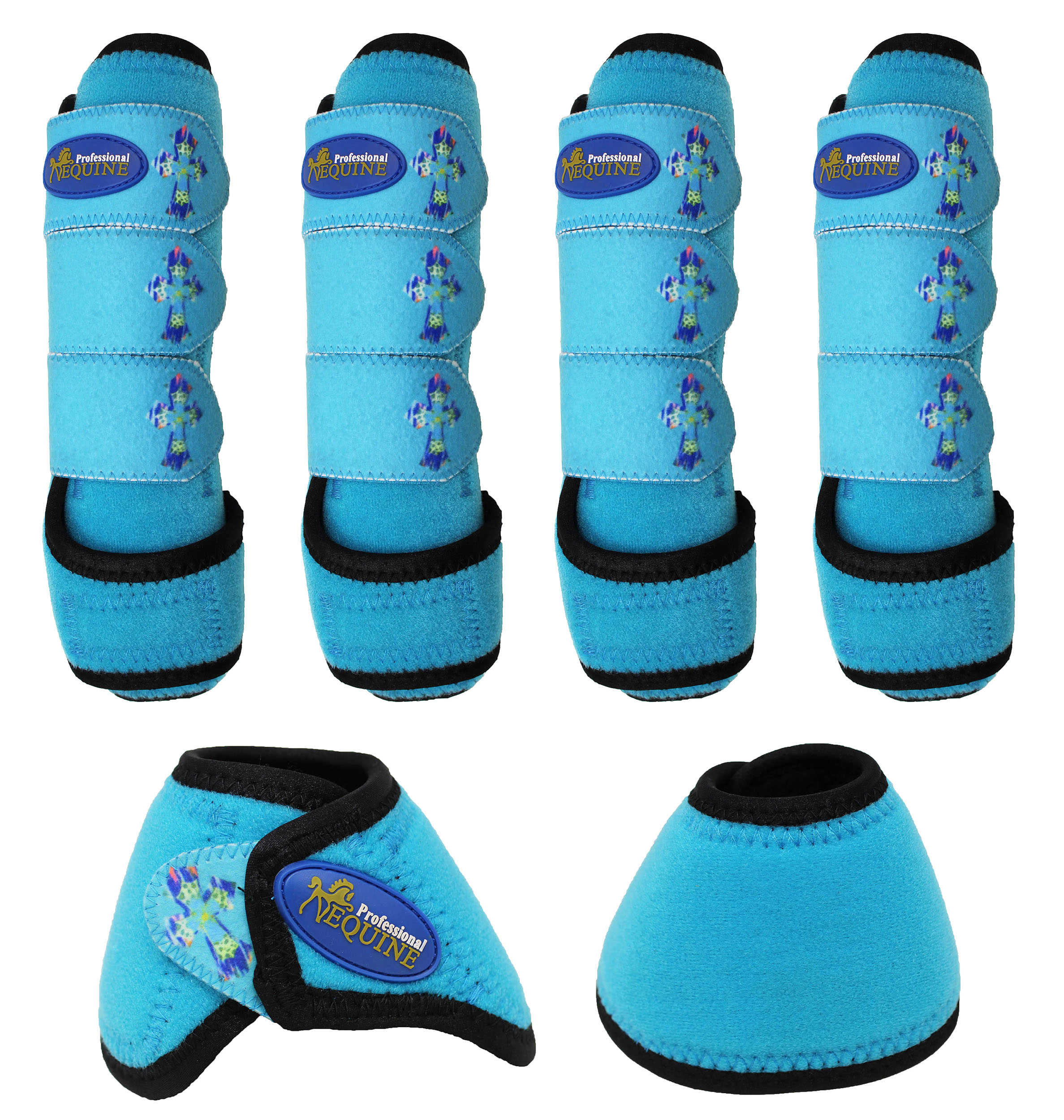 turquoise bell boots