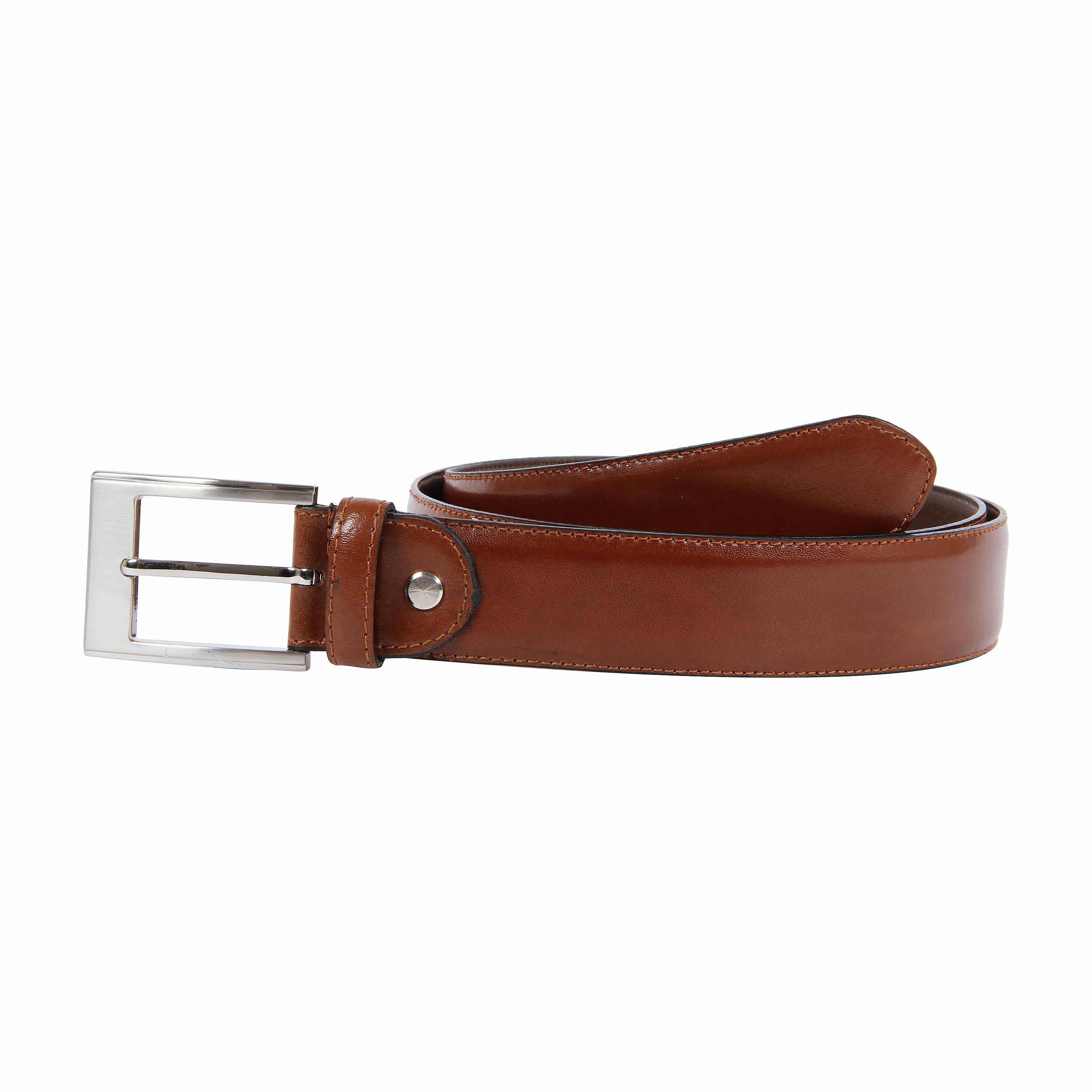 mens brown dress belt