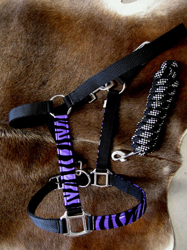 Nylon Horse Halter Lead Rope Bling Tack 60614 eBay
