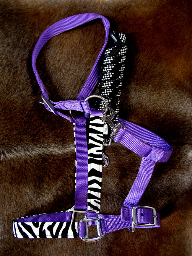 Nylon Horse HALTER Lead Rope Bling Tack 60615 eBay