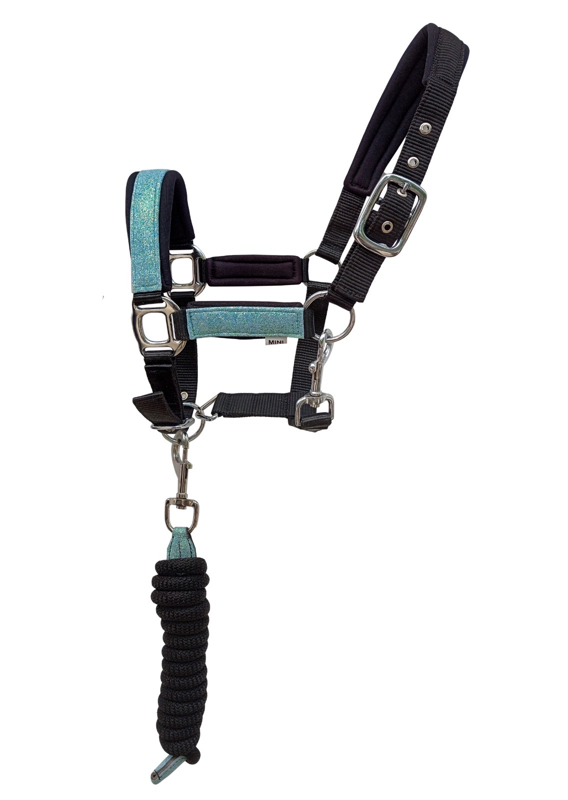 Professional-Choice-John-Deere-Nylon-Fuehrleine-Pferdeausstattung-Schwarz-606212