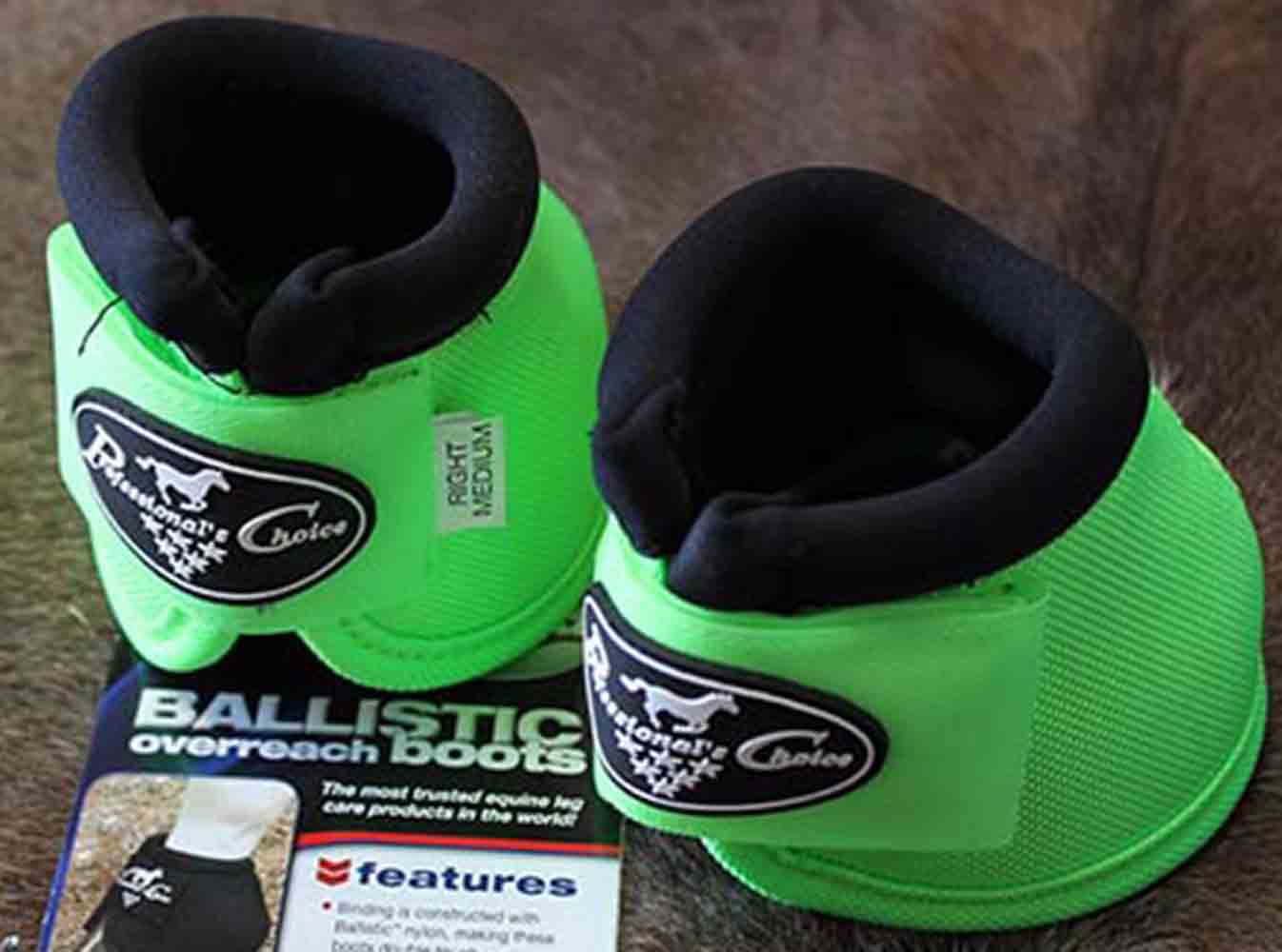 Klein-Professional-Choice-Pferd-Sicherer-Sitz-Bell-Stiefel-Limetten-Gruen