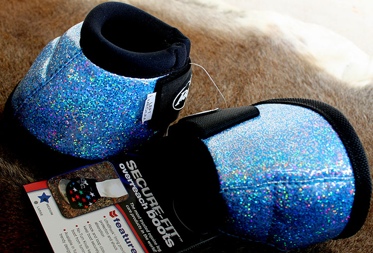 M Professional Choice Horse Secure FIT Sports Bell Boots Turquoise