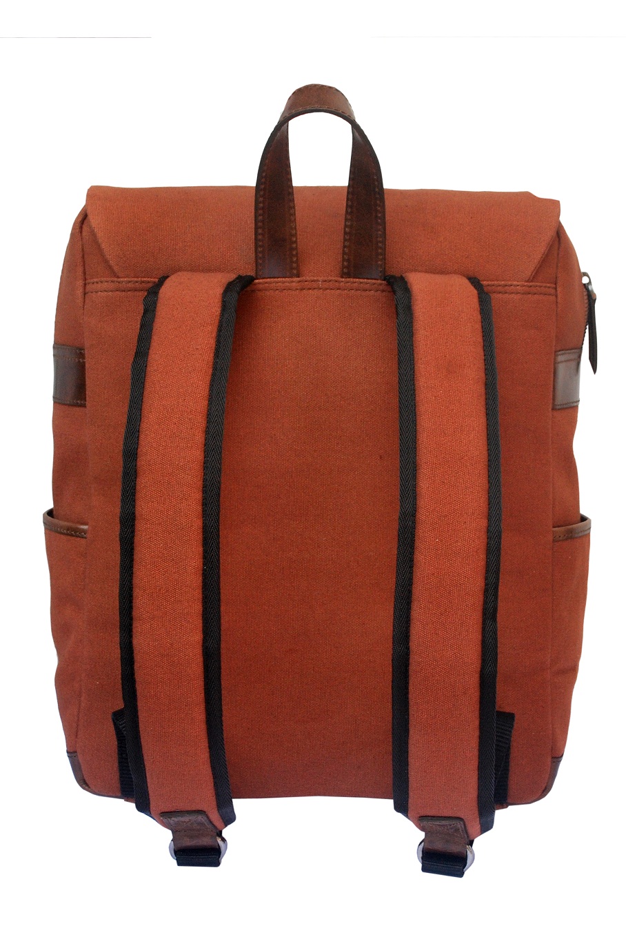 Canvas Leather Lightweight Unisex Travel Casual Messenger Backpack 18Backpack | eBay