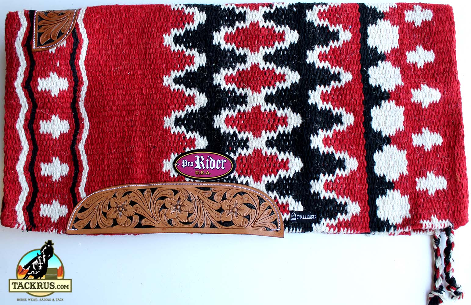 34x36 Horse Wool Western Show Trail Saddle Blanket Rodeo PAD RUG RED