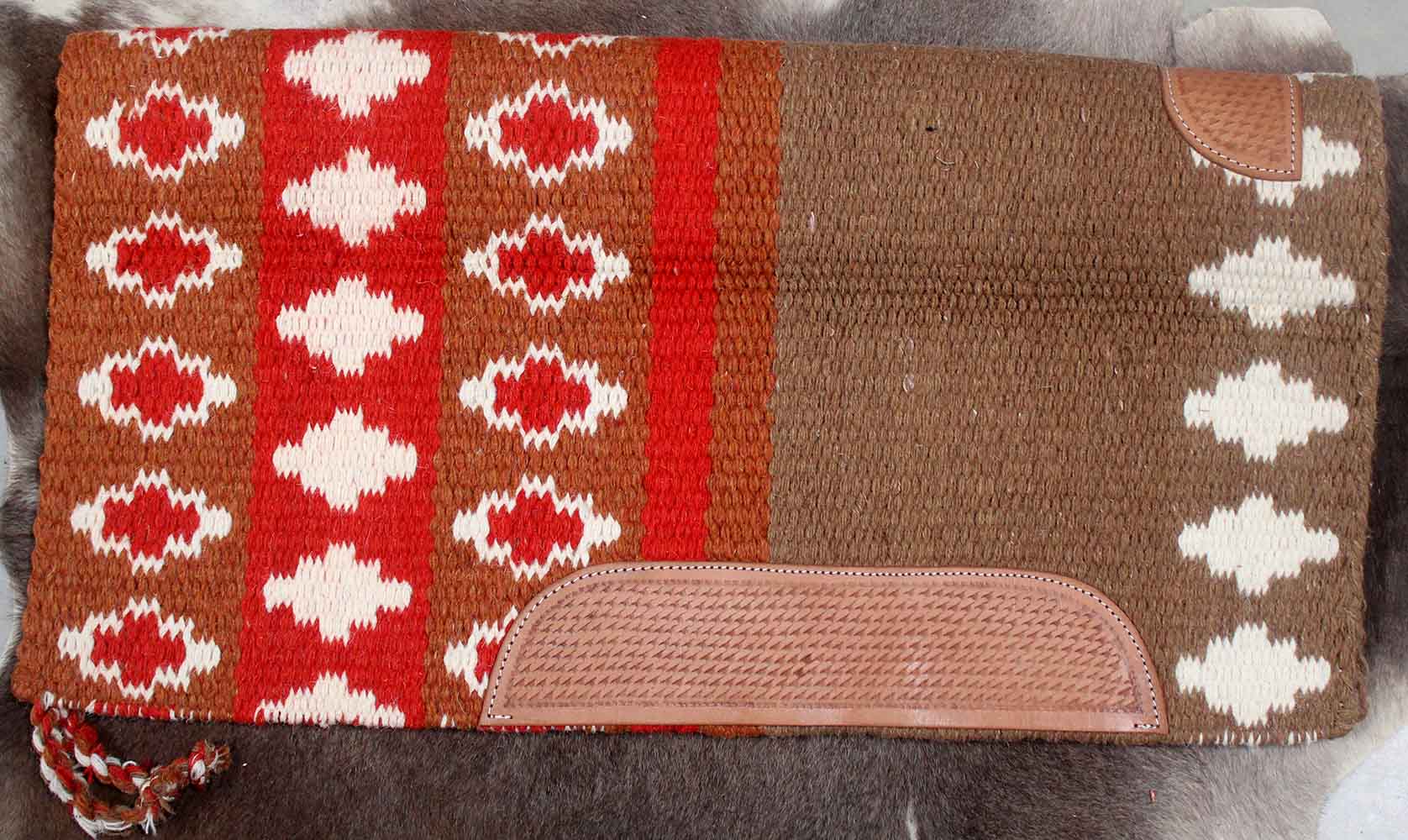 34x36 Horse Wool Western Show Trail SADDLE BLANKET Rodeo Pad Rug 36213