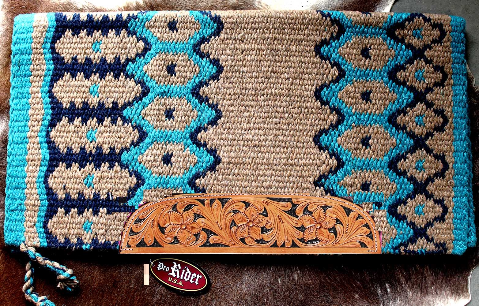 34x36 Horse Wool Western Show Trail SADDLE BLANKET Rodeo Pad Rug 36295 34x36 Horse Wool Western Show Trail SADDLE BLANKET Rodeo Pad Rug 36295