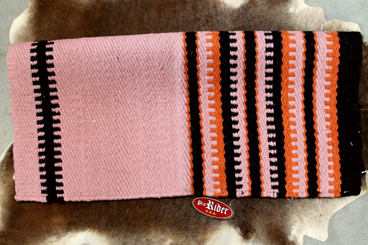 34X36 HORSE WOOL Western Show Trail SADDLE BLANKET Rodeo Pad Rug 36S134