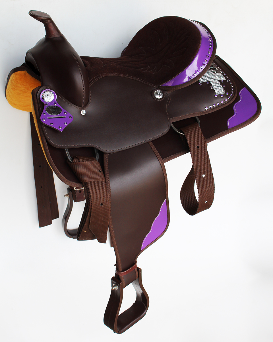 Western Cordura Trail Barrel Pleasure Horse SADDLE Bridle Brown 4997 Western Cordura Trail Barrel Pleasure Horse SADDLE Bridle Brown 4997