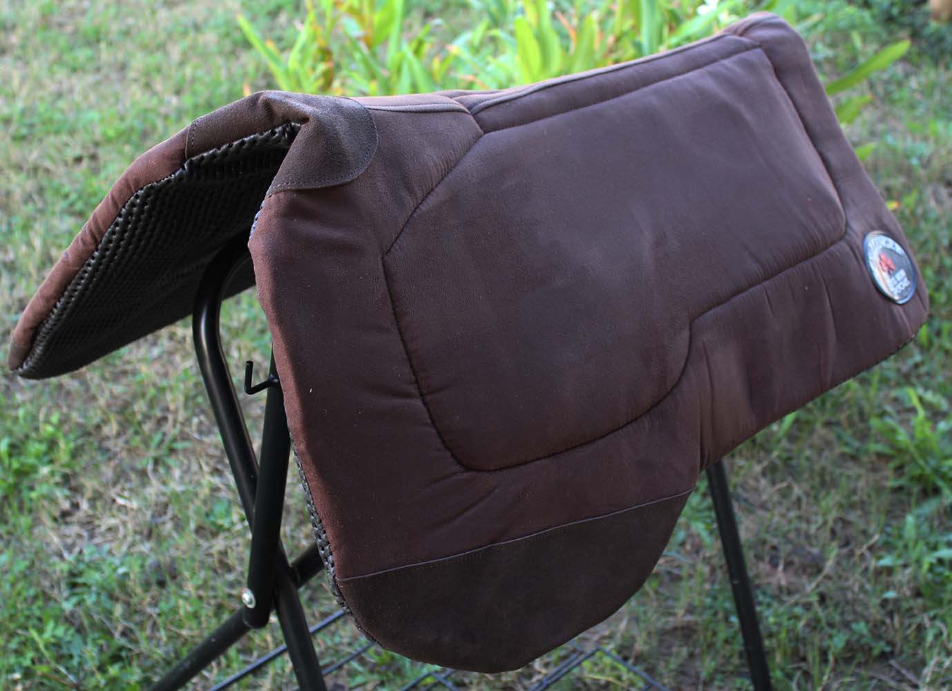 BROWN TACKY TACK WOOL NEOPRENE CONTOURED WESTERN HORSE SADDLE PAD TACK 3966 eBay