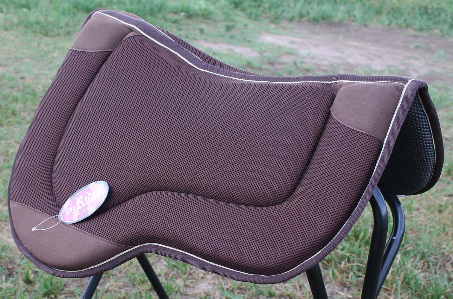 Western Horse Saddle PAD Endurance Neoprene Anti Slip Memory Foam Brown