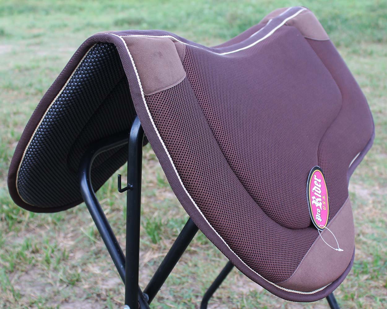 Western Horse Saddle PAD Endurance Neoprene Anti Slip Memory Foam Brown