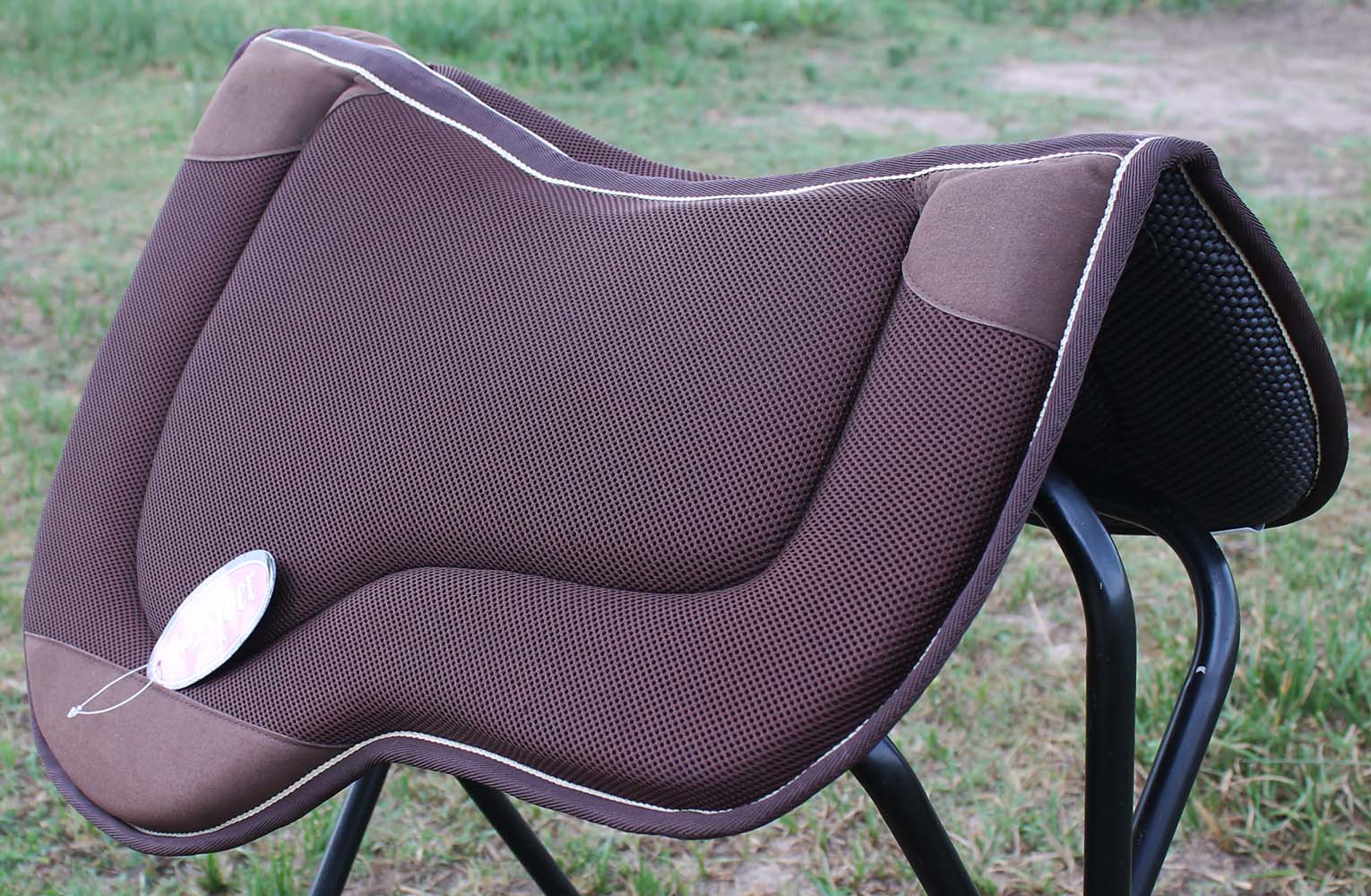 Western Horse Saddle PAD Endurance Neoprene Anti Slip Memory Foam Brown