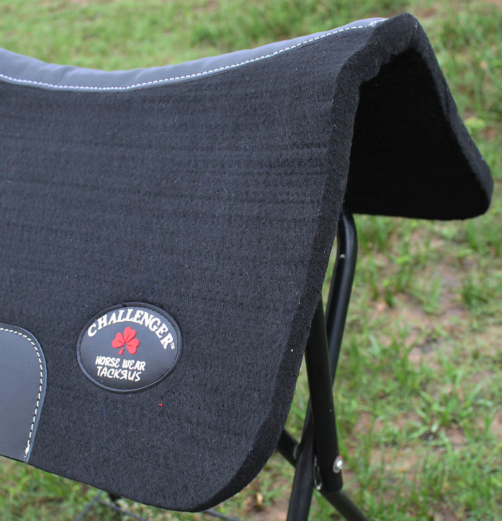 Western Horse Contour Wool Felt Orthopedic Saddle Pad Rodeo Tack Equine