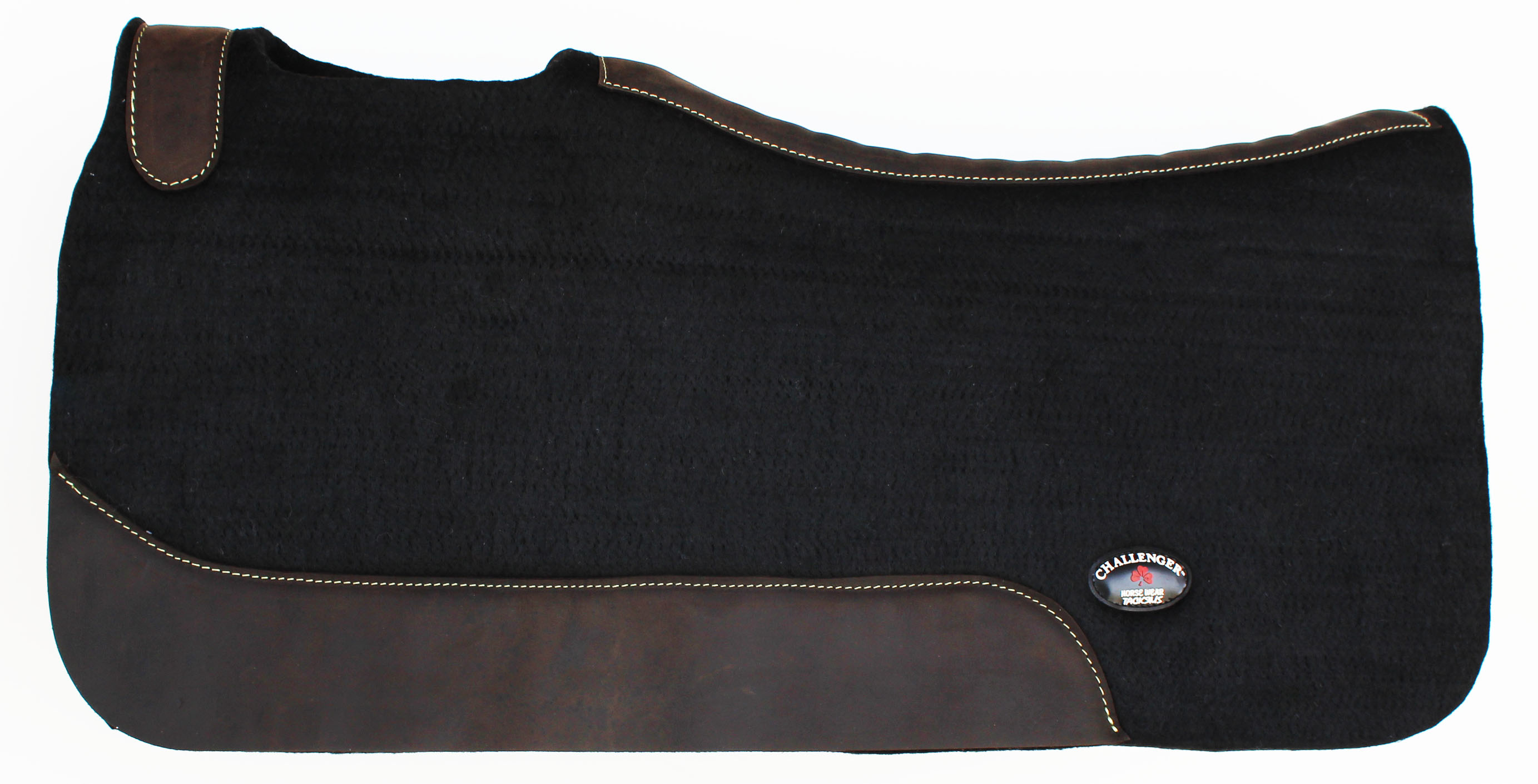 Western Horse Contour Wool Felt Orthopedic Saddle Pad Rodeo Tack Equine