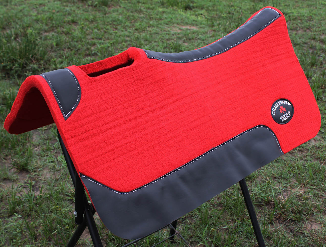 Western Horse Contour Wool Felt Orthopedic Saddle Pad Rodeo Tack Equine