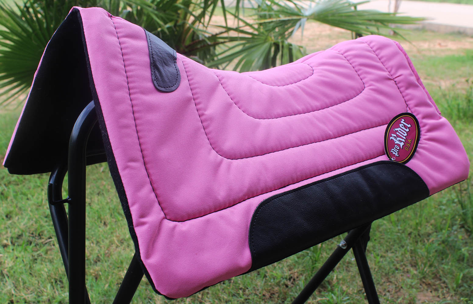 Western English Horse SADDLE PAD Cordura Top Felt Bottom Contour Pony 3989