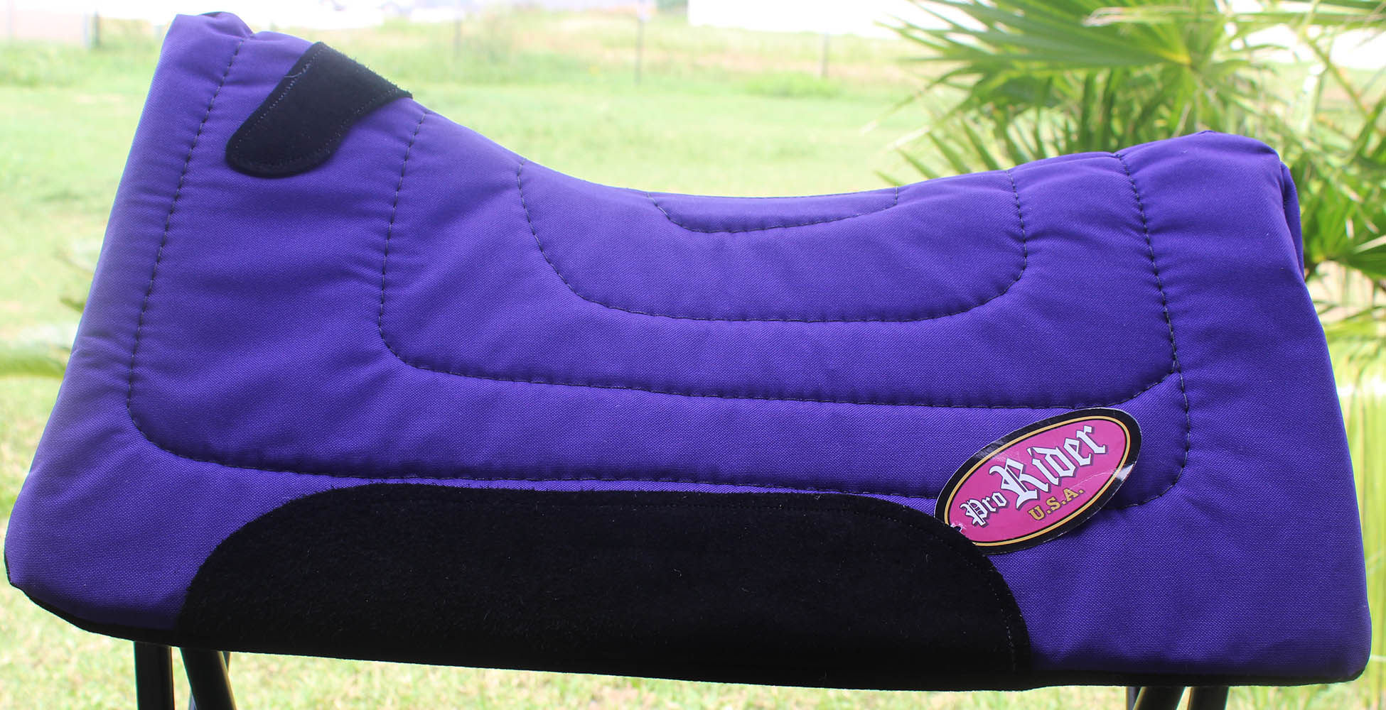 Western English Horse SADDLE PAD Cordura Top Felt Bottom Contour Pony 3989