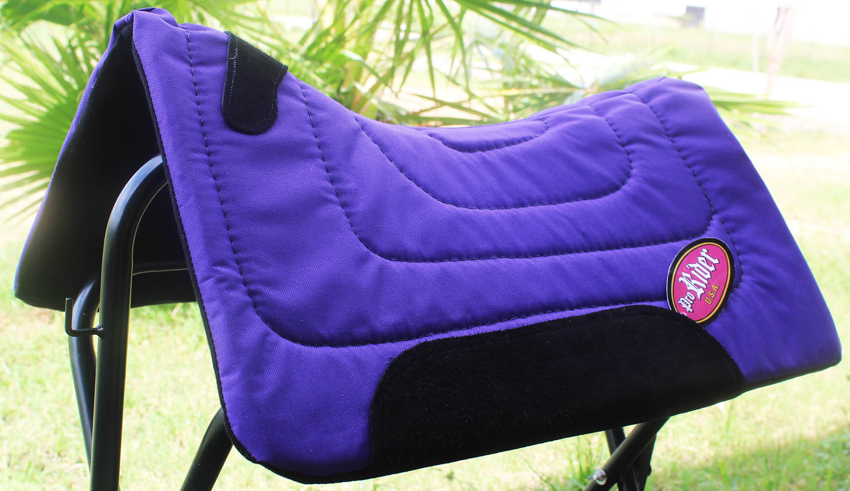 Western English Horse SADDLE PAD Cordura Top Felt Bottom Contour Pony 3989