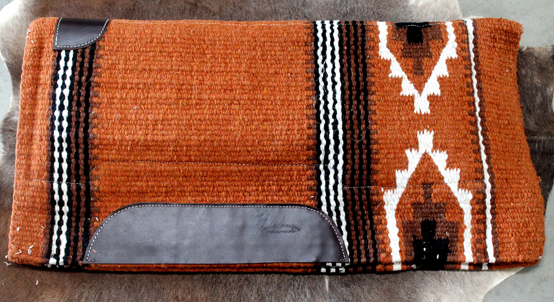 Wool Western Show Horse Trail SADDLE PAD Rodeo Blanket Tack 3819