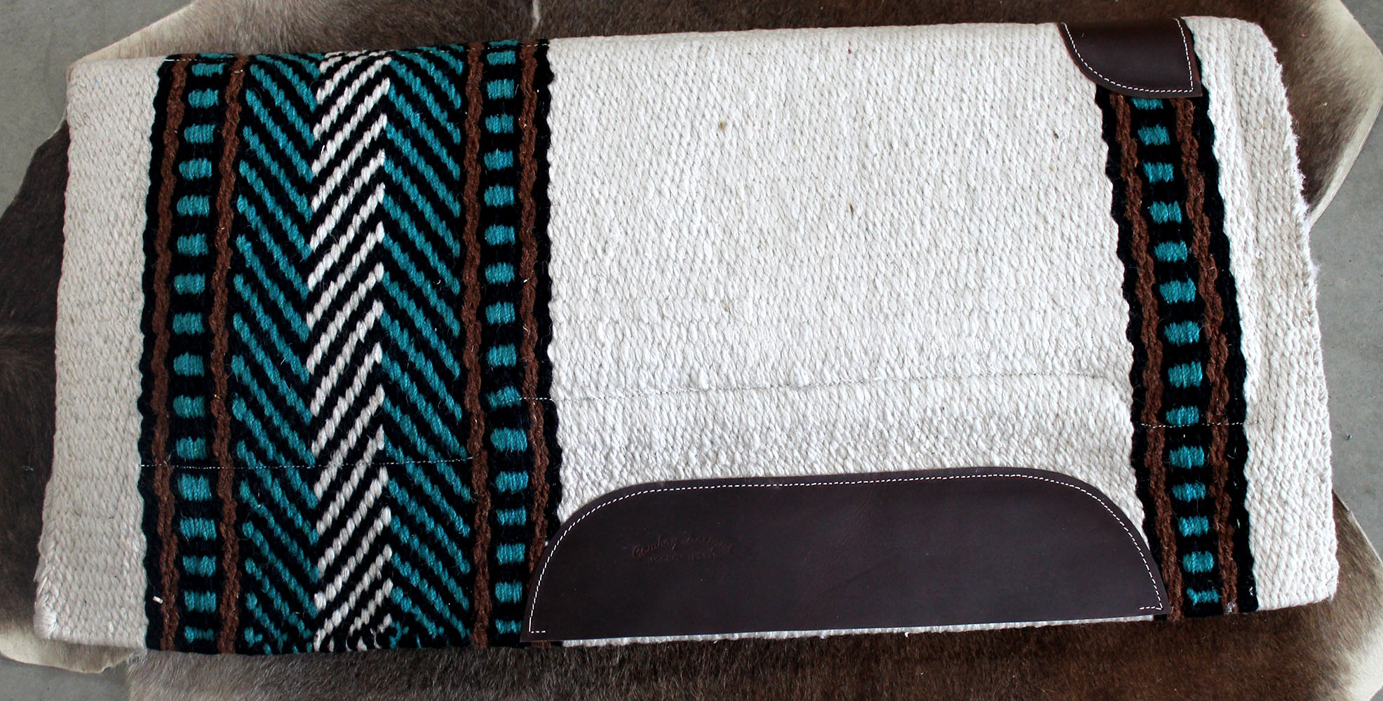Wool Western Show Horse Trail SADDLE PAD Rodeo Blanket Tack 3841 eBay