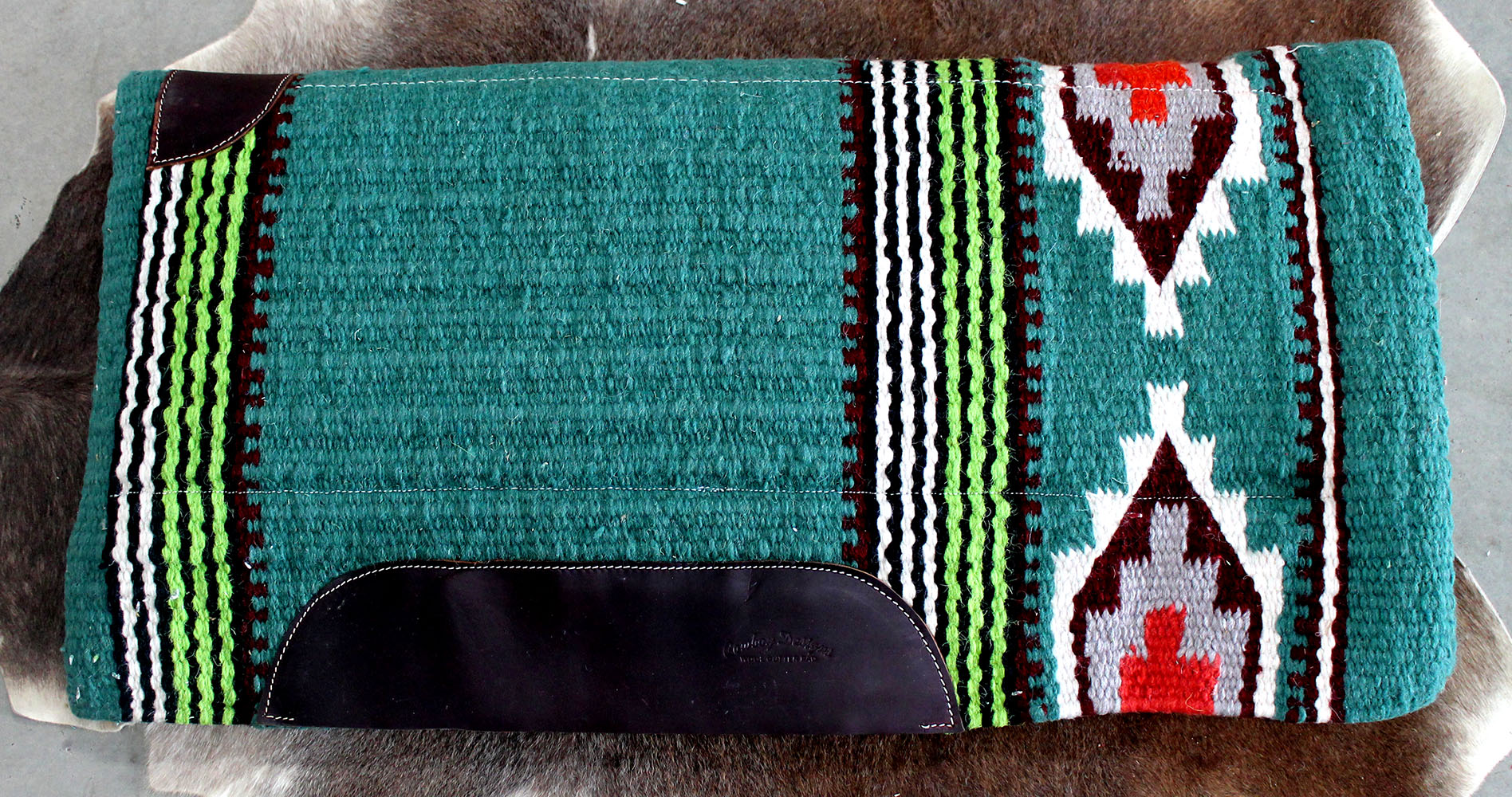 Wool Western Show Horse Trail SADDLE PAD Rodeo Blanket Tack 3845 eBay
